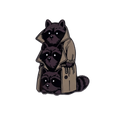 3 Raccoons In A Trenchcoat Pretending To Be A Guy Jewel